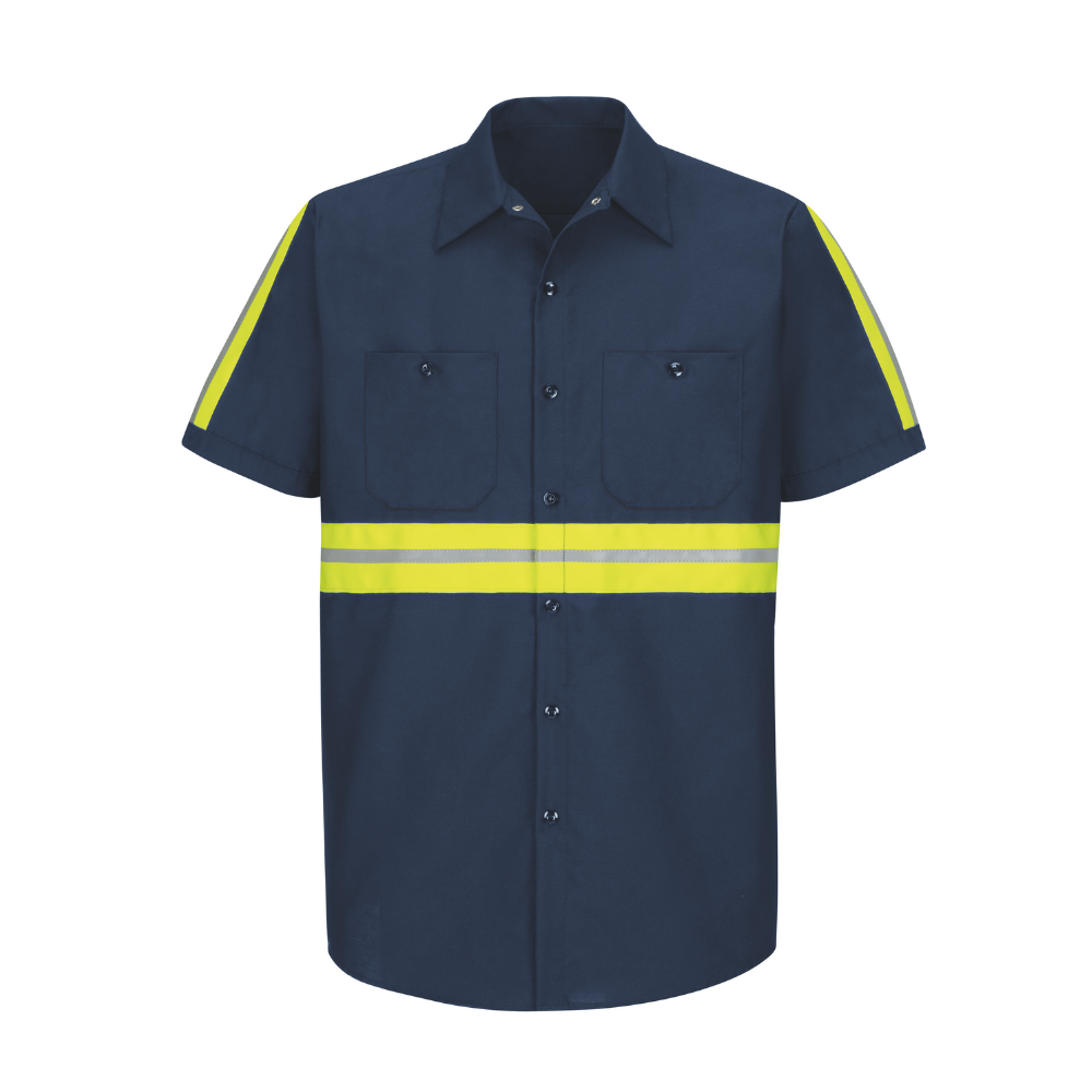 Blue Enhanced Visibility Workshirt