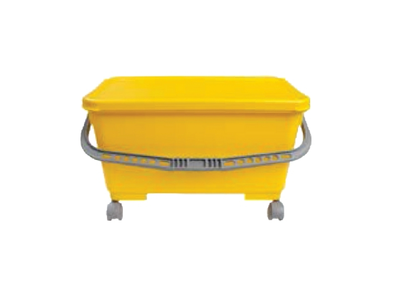 Yellow Mop bucket with Wheels