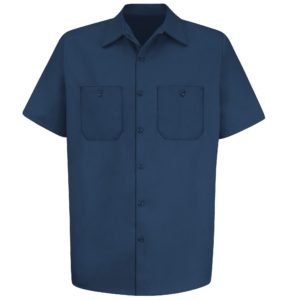 Red Kap Short Sleeve Microcheck Shirt - PS_RK_SC40NV_F