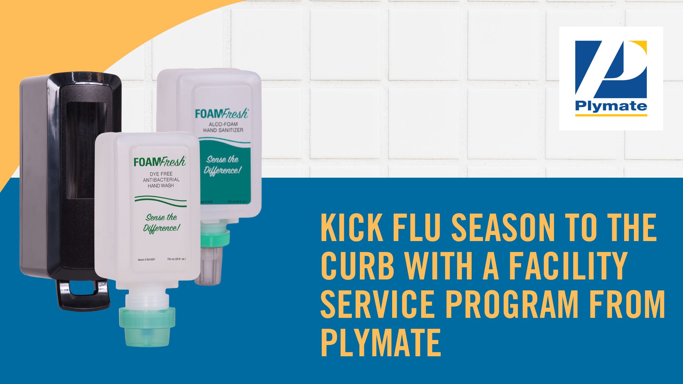 Kick cold and flu season to the curb with a facility service program from Plymate