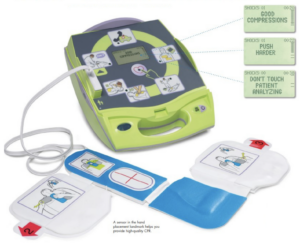 ZOLL AED Plus with CPR Guidance Features 