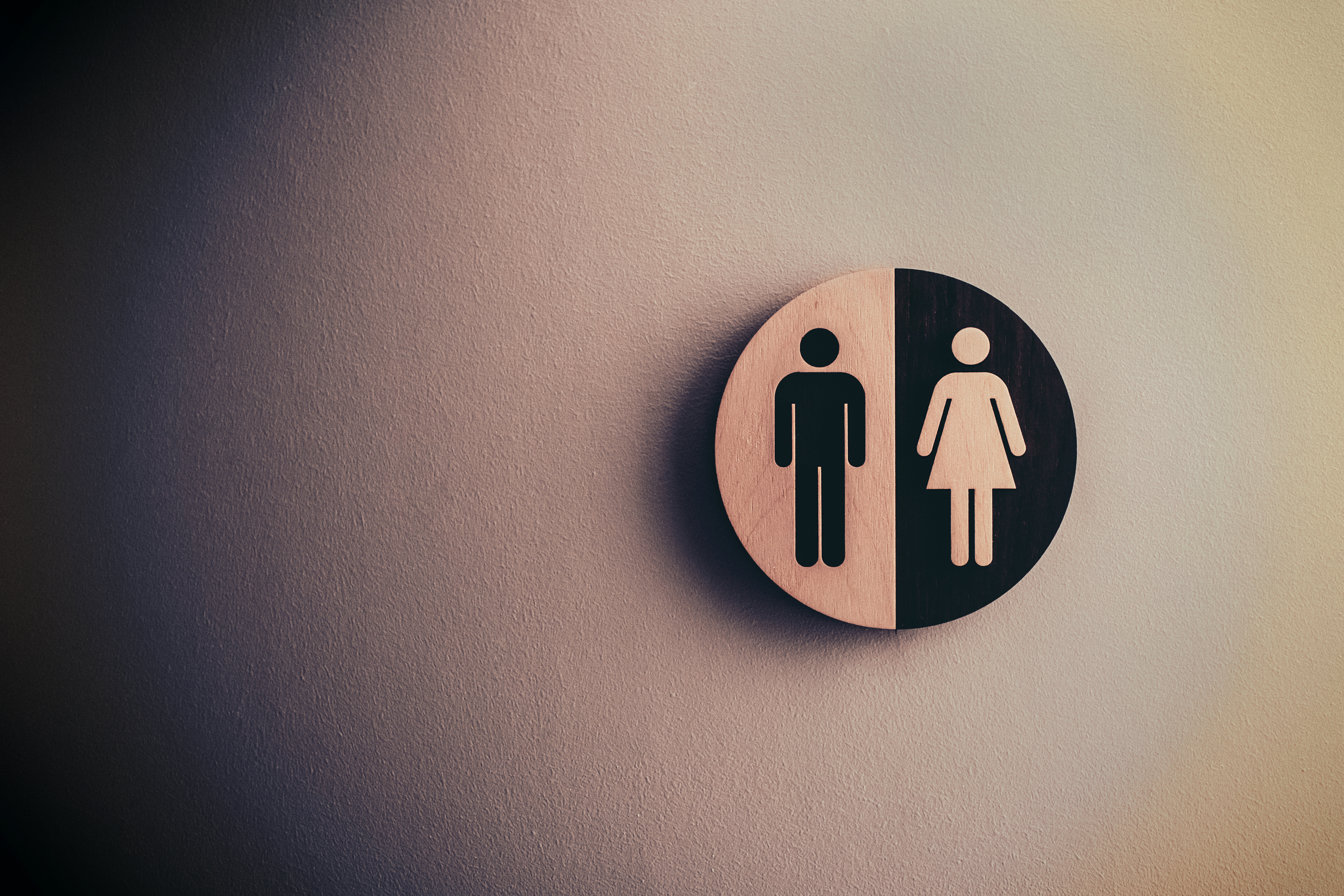 Men and Women's Restroom Sign